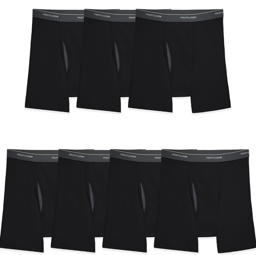 Fruit of the Loom Men's Dark Boxer Briefs